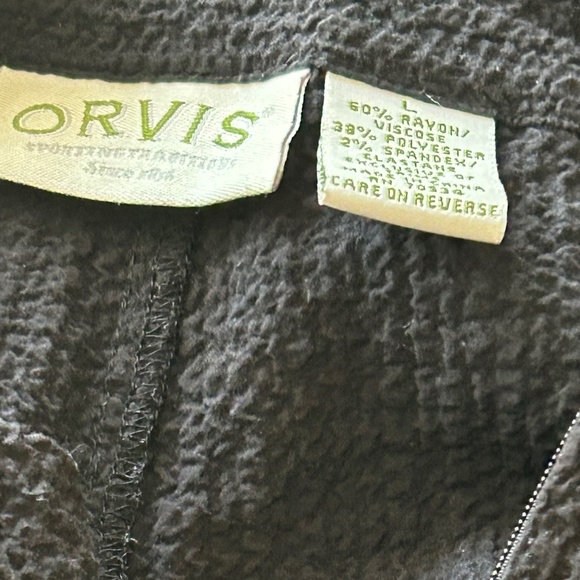 Orvis Womens 3pc Travel Set Large Pants, Reversable Vest and Jacket Black - Picture 10 of 13